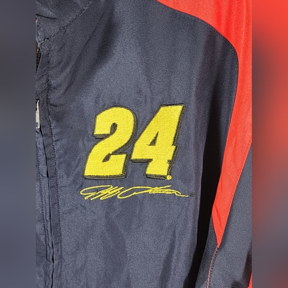 Chase Authentics Jeff Gordon Hendrick Motorsports Women's Jacket XL Blue Red - Picture 2 of 14